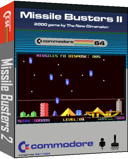 Missile Busters II — box-3D (CUS)