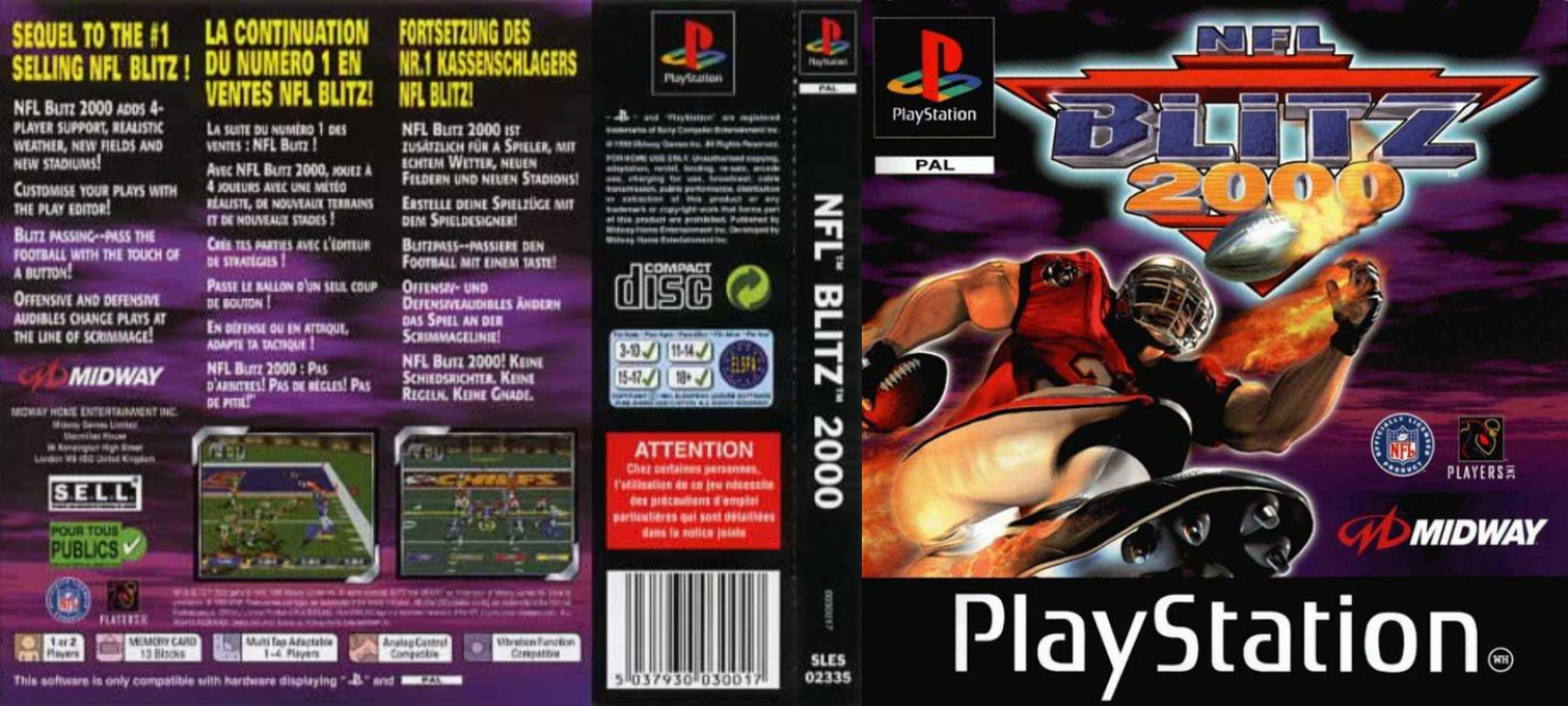 NFL Blitz 2000 — box-texture (EU)