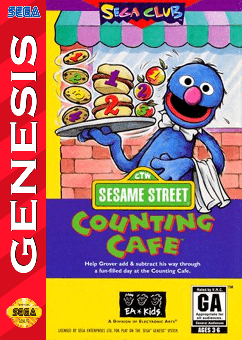 Sesame Street Counting Cafe box art