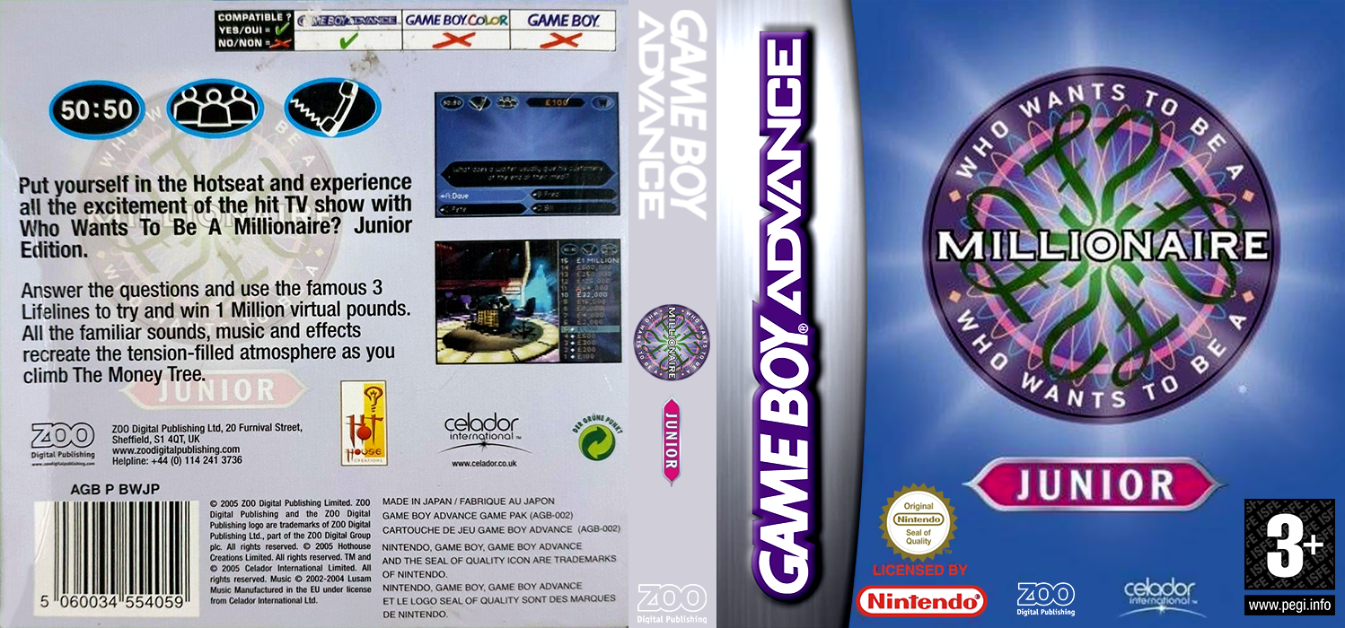 Who Wants to Be a Millionaire Junior — box-texture (EU)