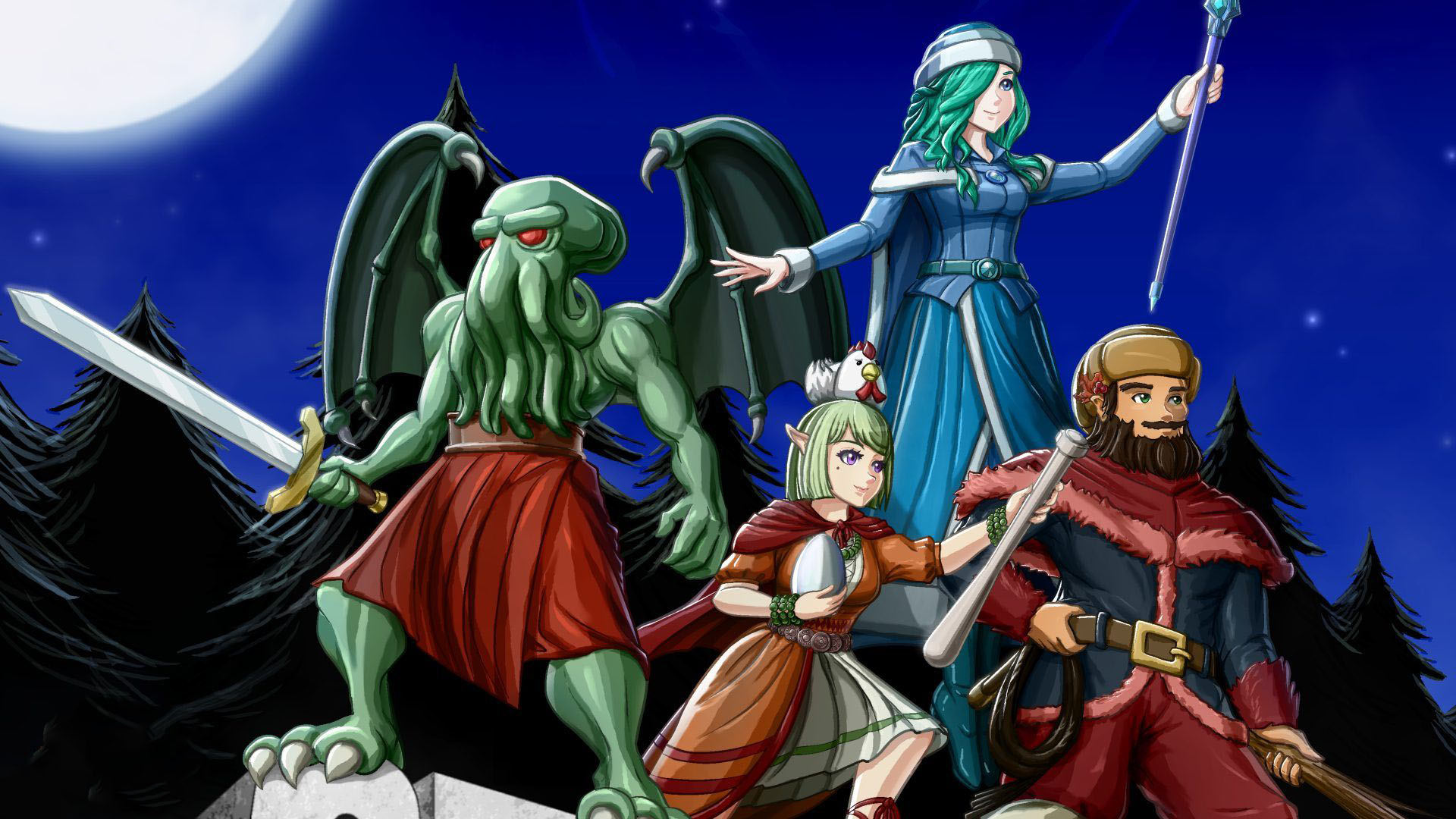 Cthulhu Saves Christmas — fanart