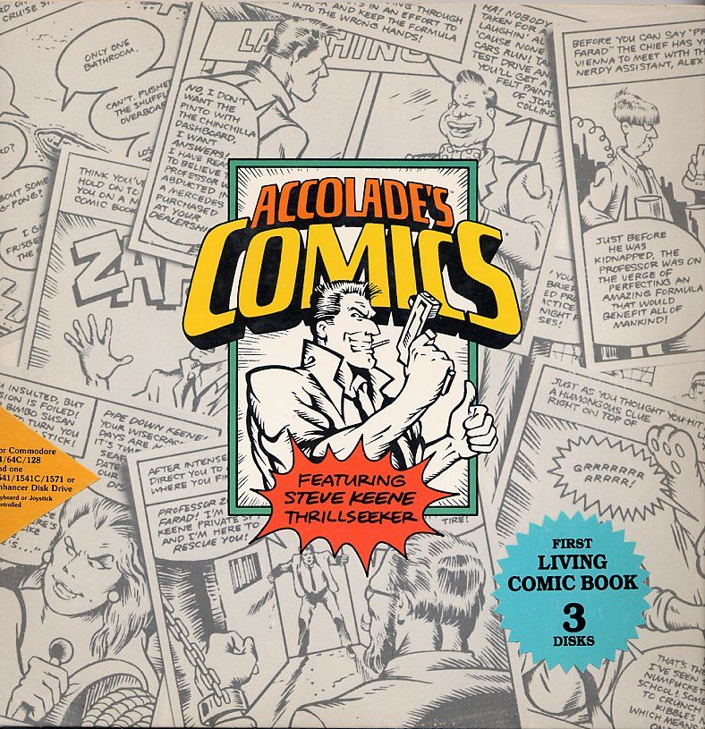 Accolade Comics : Steve Keene, Private Spy box art