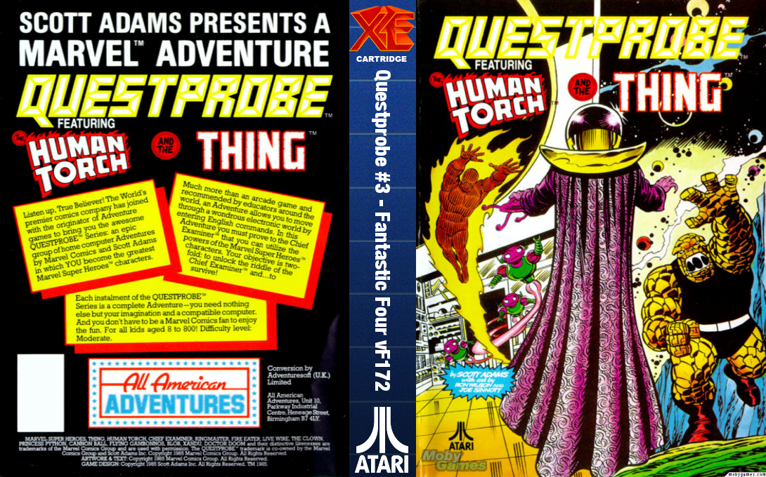 Questprobe featuring The Human Torch and The Thing — box-texture (EU)