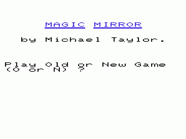 The Magic Mirror — sstitle (WOR)