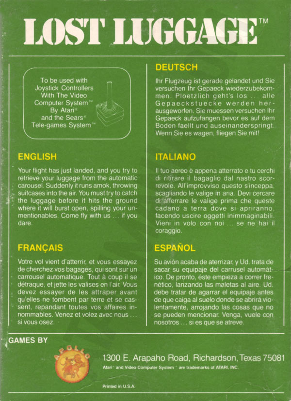 Lost Luggage — box-2D-back (EU)