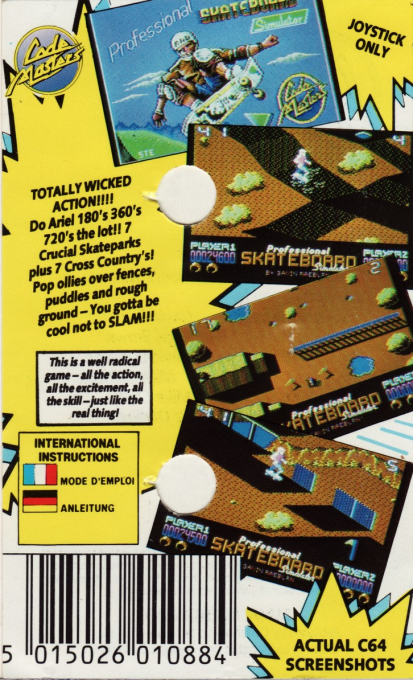 Pro Skateboard Simulator — box-2D-back (EU)