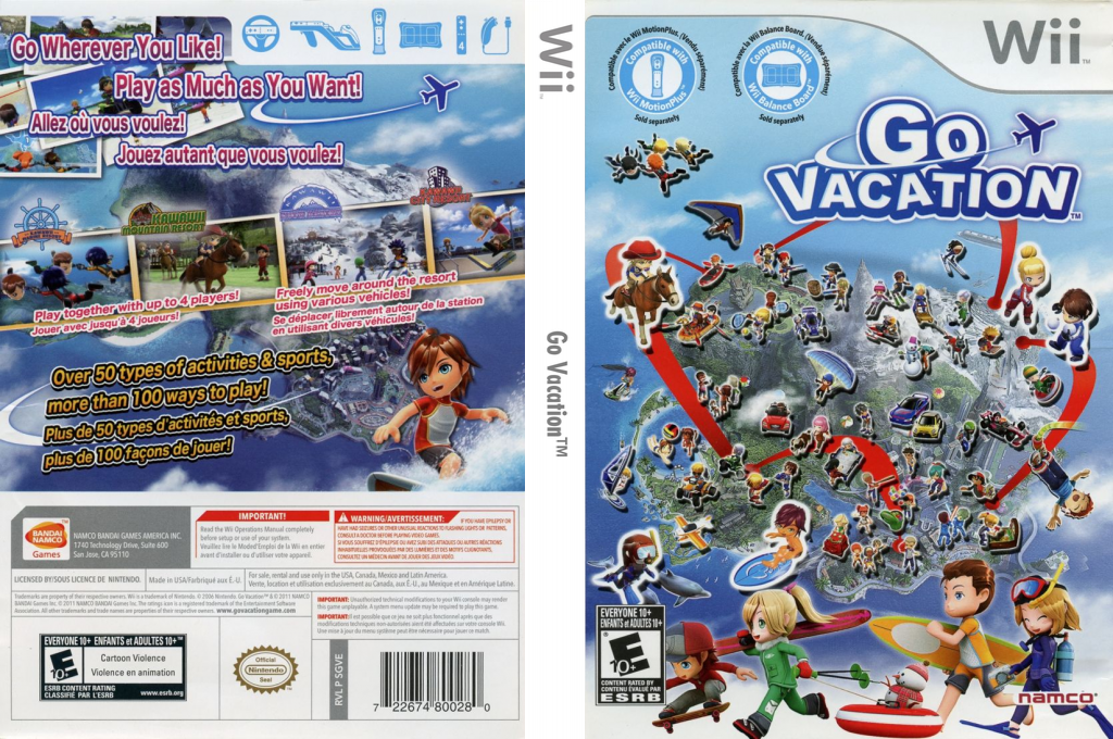 Go Vacation — box-texture (US)