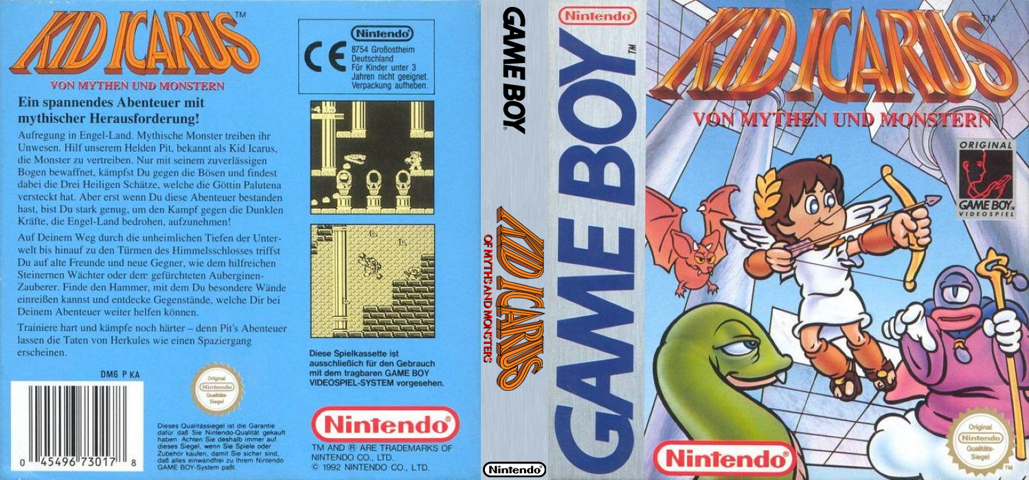 Kid Icarus : Of Myths and Monsters — box-texture (DE)