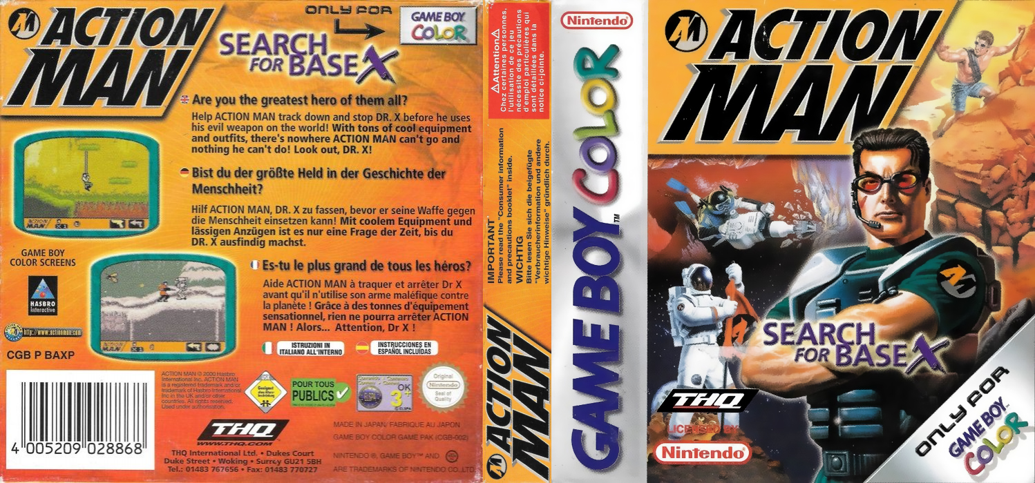 Action Man - Search For Base X — box-texture (EU)