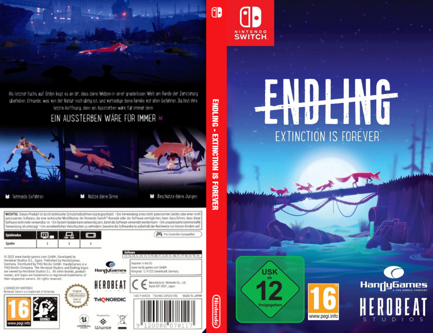 Endling - Extinction is Forever — box-texture (DE)