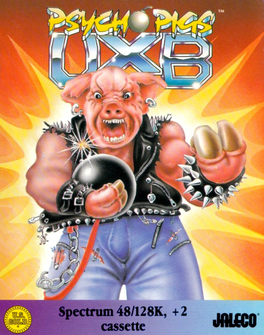 Psycho Pigs Uxb box art