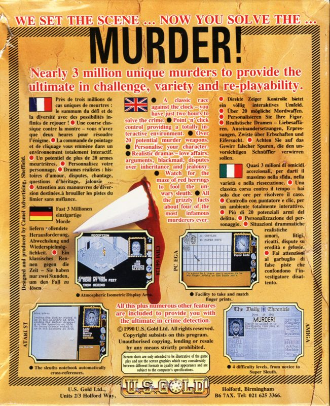 Murder! — box-2D-back (EU)