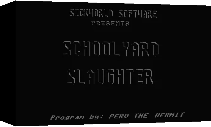Schoolyard Slaughter — box-3D (WOR)