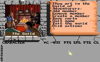 The Bard's Quest : Dungeons of the Unknown — ss (WOR)