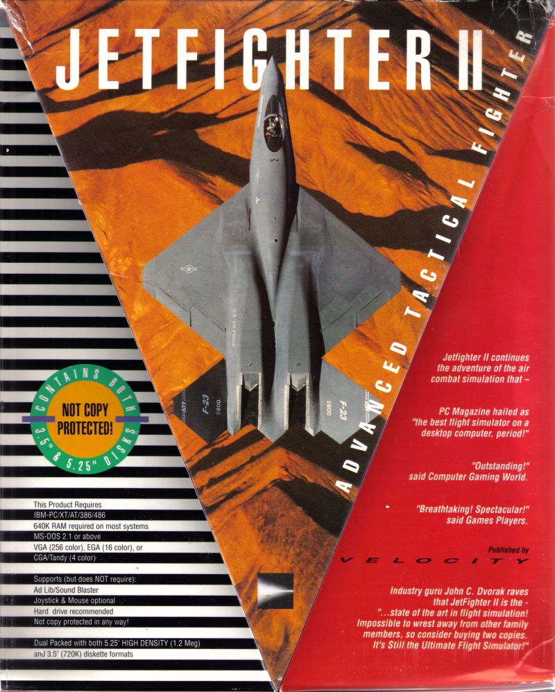 JetFighter II: Advanced Tactical Fighter box art