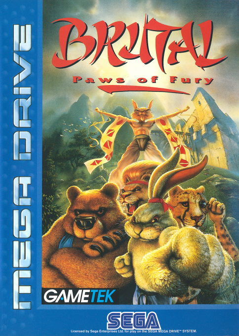 Brutal - Paws Of Fury — box-2D (EU)