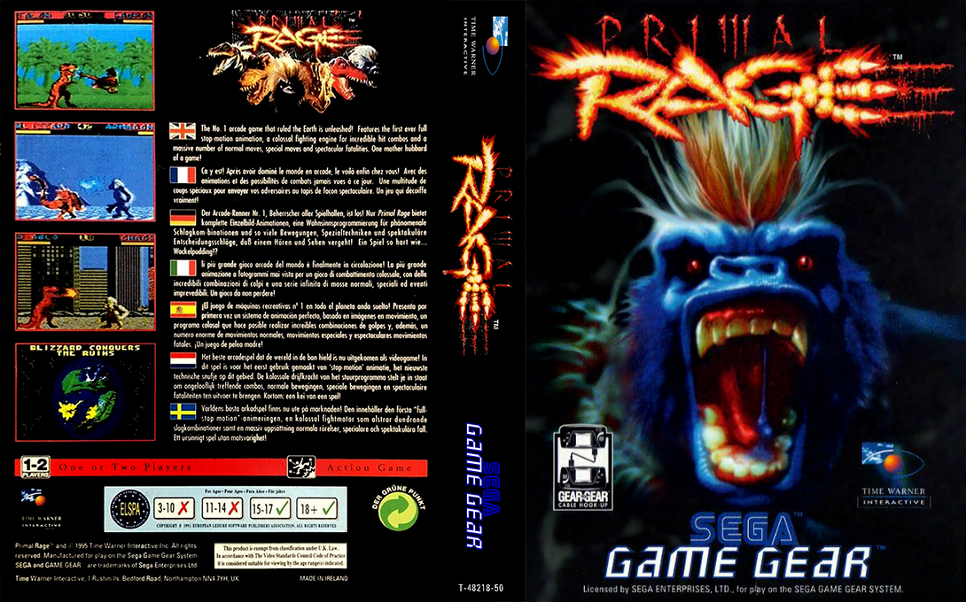 Primal Rage — box-texture (EU)