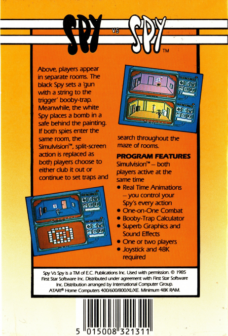 Spy Vs Spy — box-2D-back (EU)