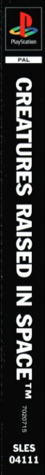 Creatures - Raised in Space — box-2D-side (DE)