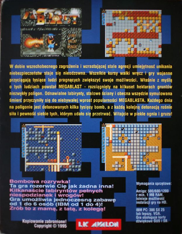 Mega Blast — box-2D-back (EU)