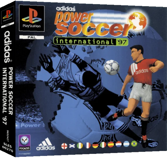 Adidas Power Soccer International '97 — box-3D (EU)