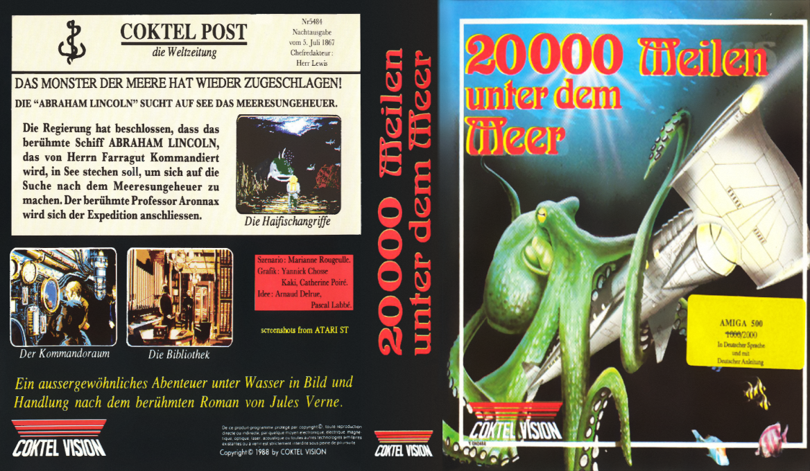 20 000 Leagues Under the Sea — box-texture (DE)