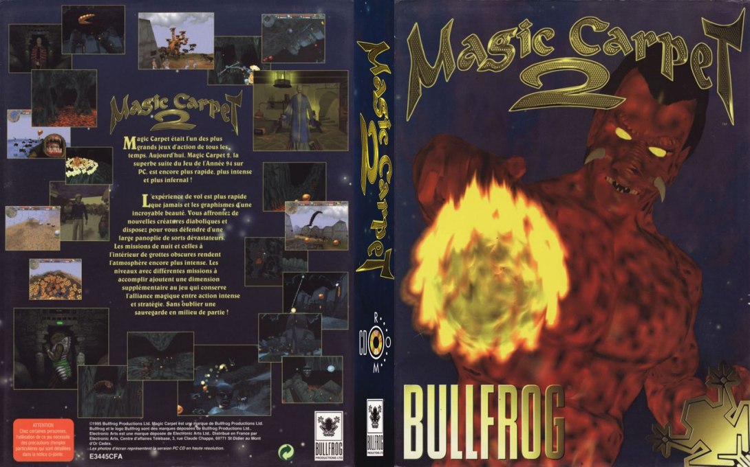 Magic Carpet 2 - The Netherworlds — box-texture (FR)