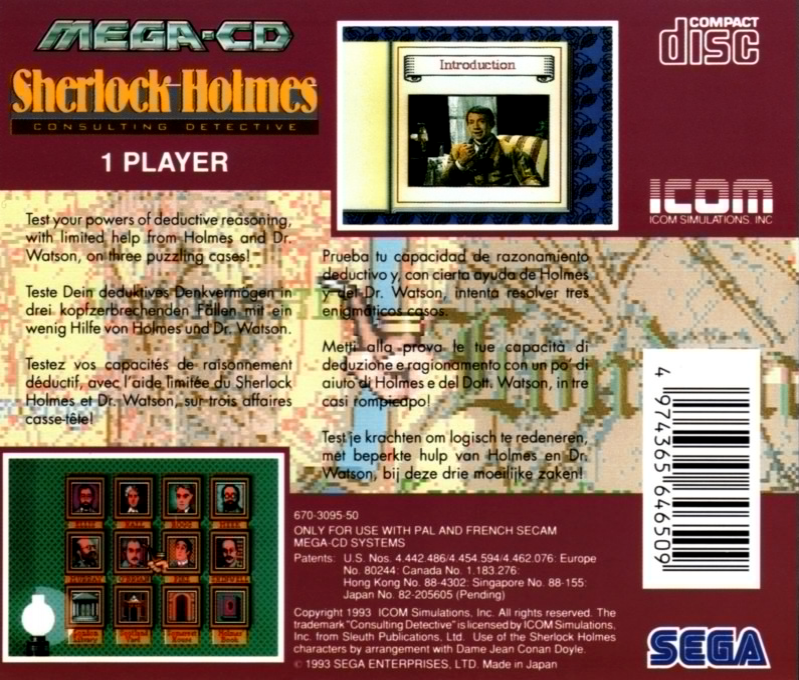 Sherlock Holmes - Consulting Detective — box-2D-back (EU)