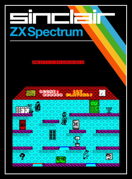 Crime Busters Featuring Bennie the Burglar — box-2D (SS)