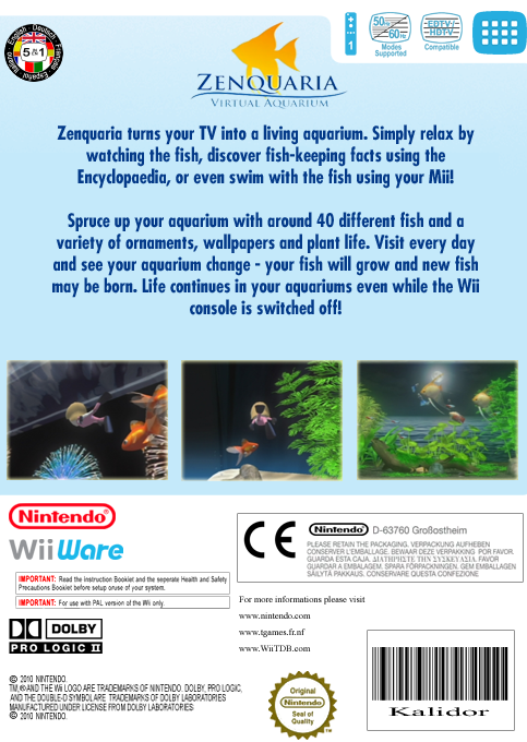 Zenquaria - Virtual Aquarium — box-2D-back (EU)