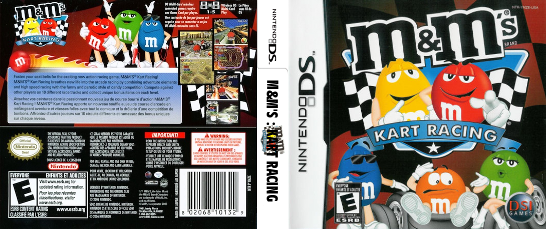 M&M's - Kart Racing — box-texture (US)