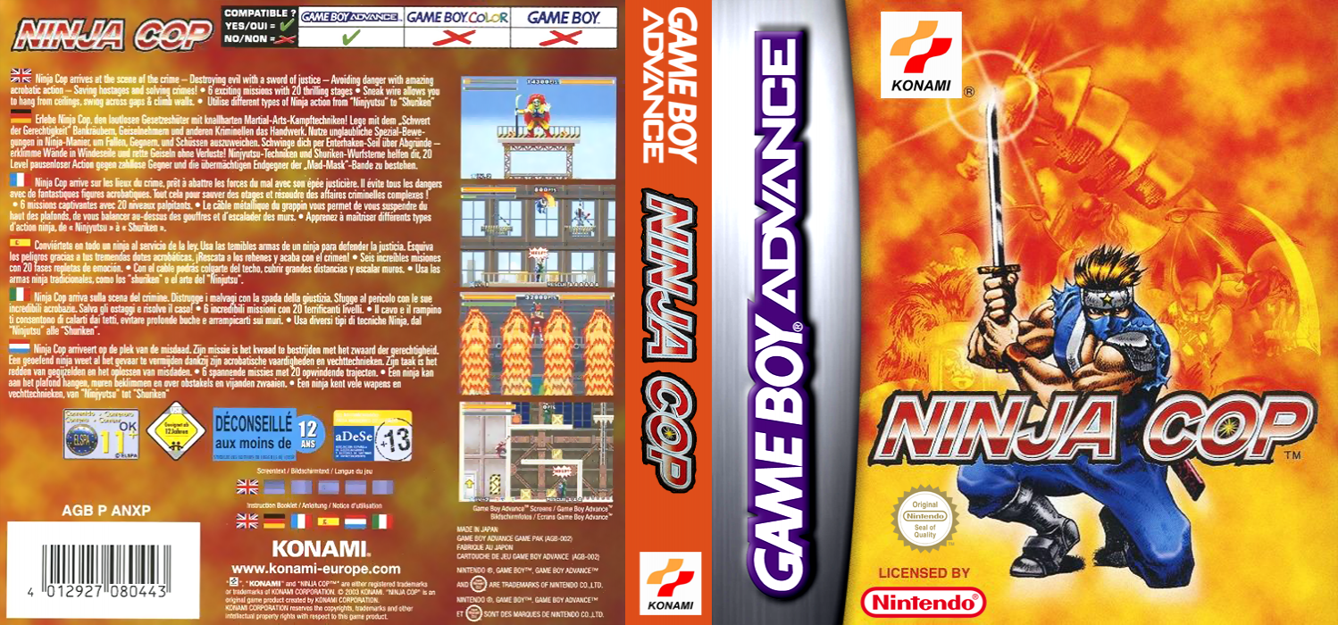 Ninja Cop — box-texture (EU)