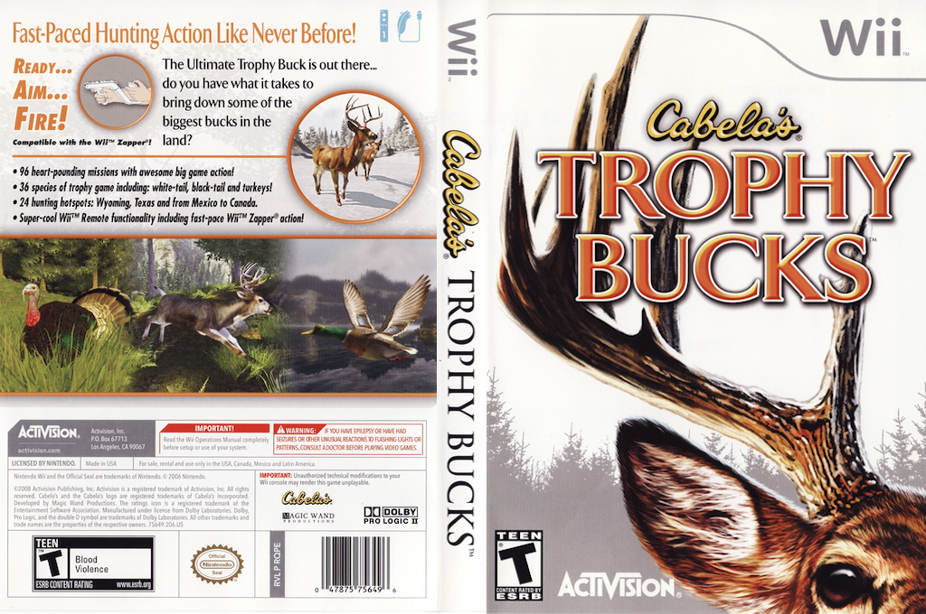 Cabela's Trophy Bucks — box-texture (US)