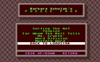 The Puzzle Page #145 — ss (WOR)