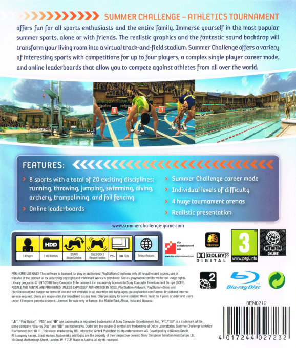 Summer Challenge - Athletics Tournament — box-2D-back (EU)
