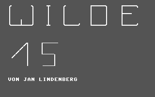 Wilde 15 — sstitle (WOR)