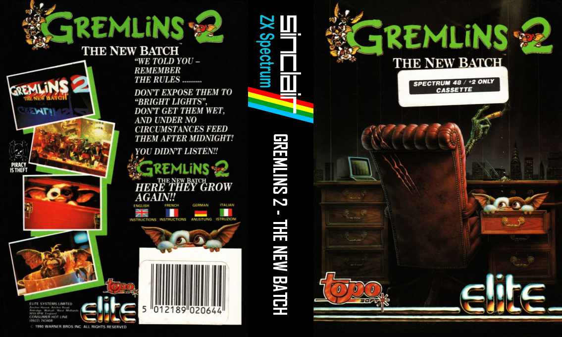 Gremlins 2 - The New Batch — box-texture (EU)