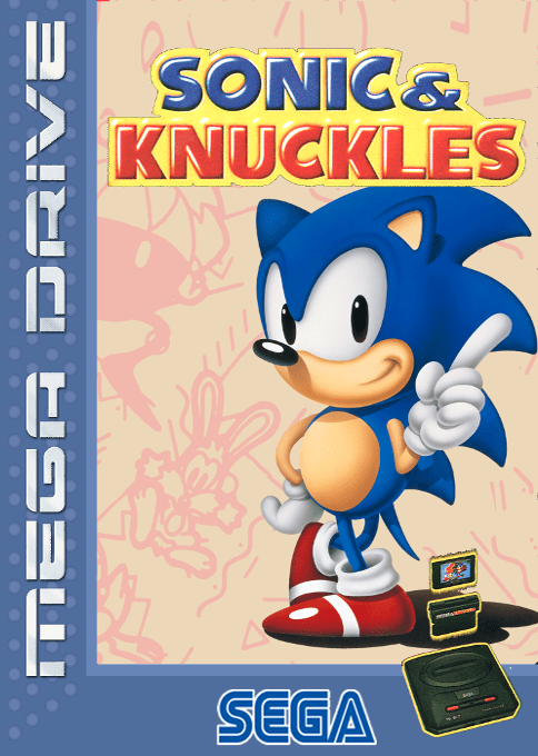 Sonic And Knuckles - Blue Sphere — box-2D (EU)