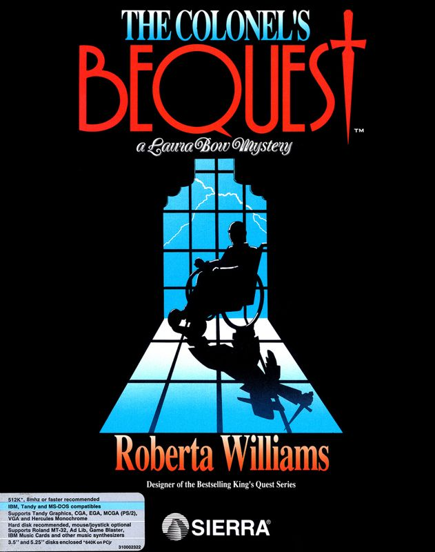Colonel's Bequest, The box art