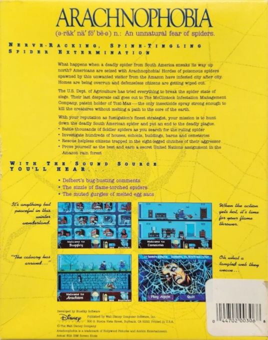 Arachnophobia — box-2D-back (US)