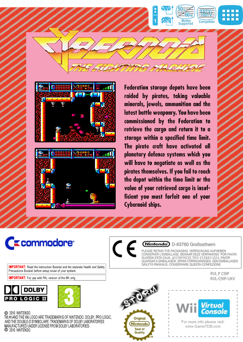 Cybernoid - The Fighting Machine — box-2D-back (EU)