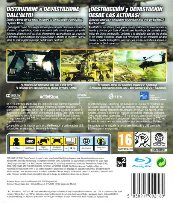 Apache - Air Assault — box-2D-back (SP)