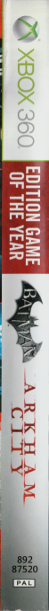 Batman Arkham Collection — box-2D-side (FR)
