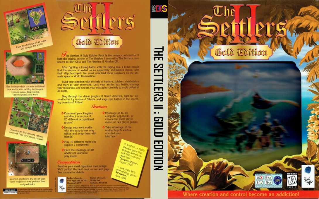 Settlers 2, The - Gold Edition — box-texture (US)