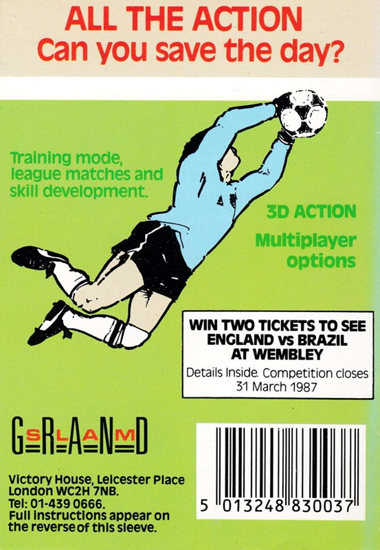 Peter Shilton's Handball Maradona — box-2D-back (EU)