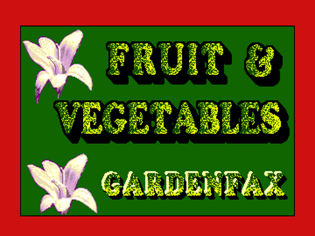 Garden Fax - Fruits, Vegetables And Herbs — sstitle (WOR)