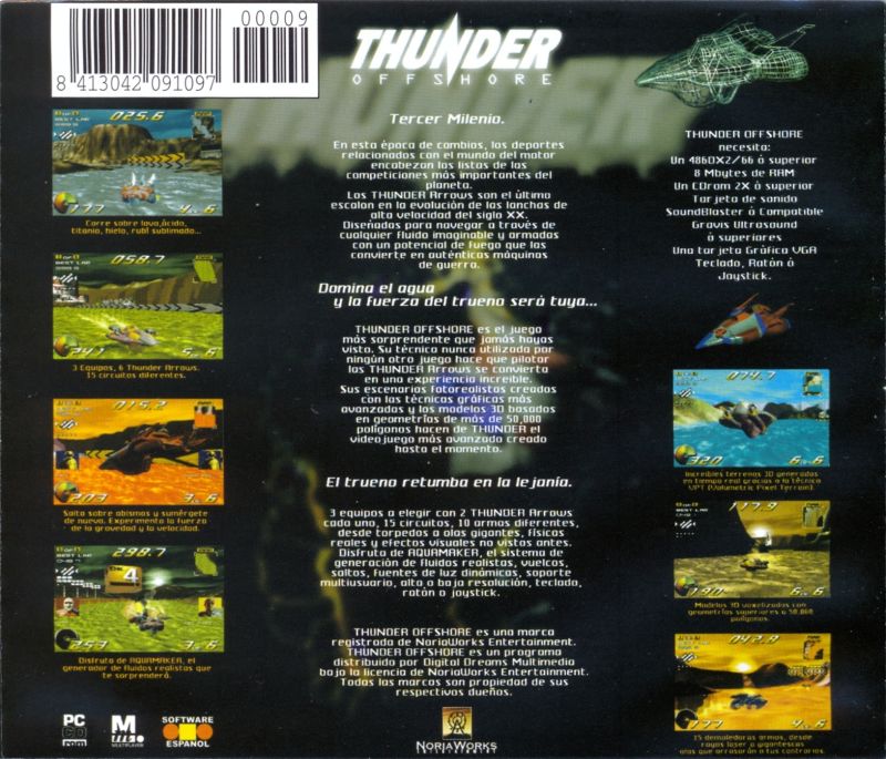 Thunder Offshore — box-2D-back (ES)