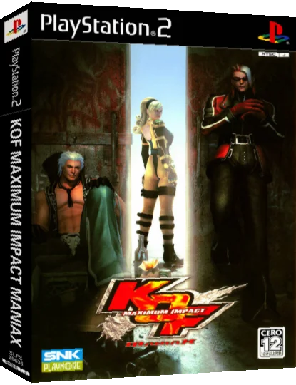 KOF - Maximum Impact - Maniax — box-3D (JP)