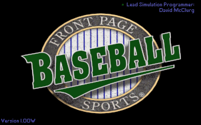 Front Page Sports - Baseball '94 — sstitle (US)
