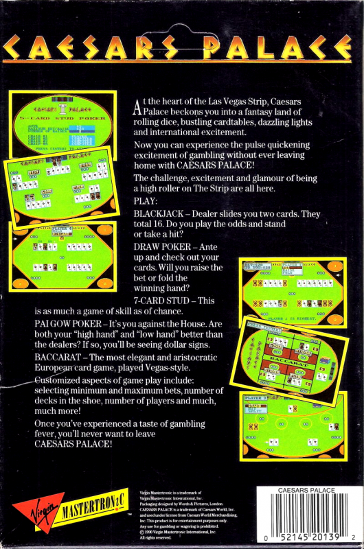 Caesars Palace — box-2D-back (US)